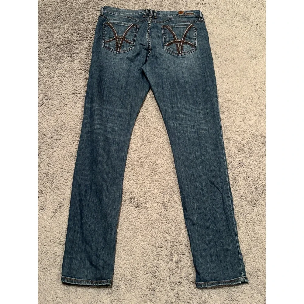 Kut From The Kloth Jeans Womens 10 Skinny Dark Wash Stretch Denim Ankle - Picture 6 of 6